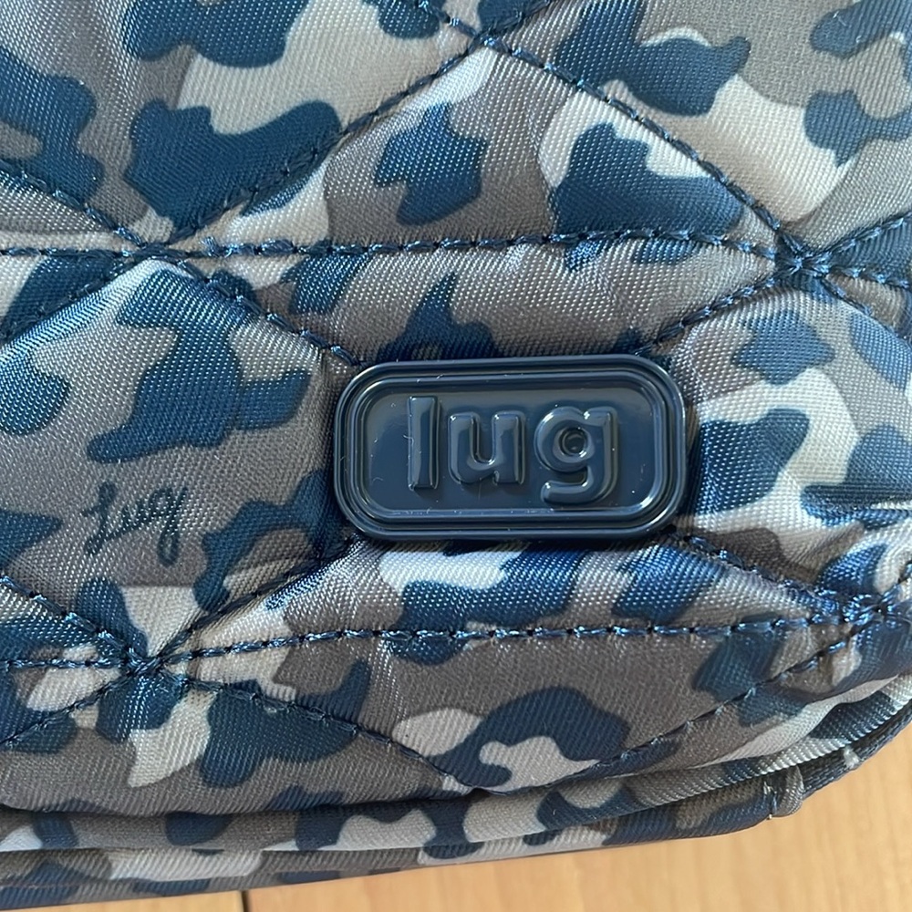 Lug Quilted Blue Crossbody Bag - Picture 4 of 4